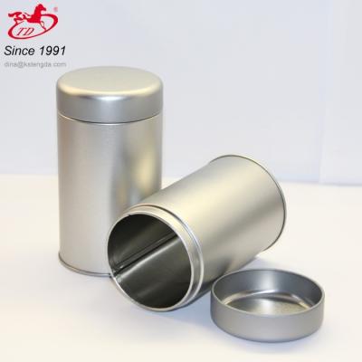 China Materials TD China Metal Tin Supplier Customized Recycled Tea Canister / Empty Tea Canister for sale