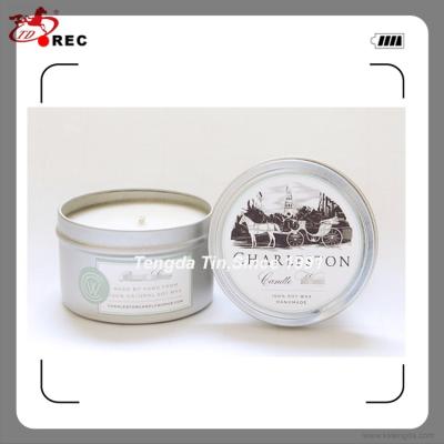 China Luxury Alibaba Candle Box Recyclable, Metal Tin Jars, Offer Free Sample for sale