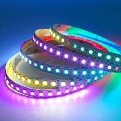 China Addressable Programmable Full Color DC 5V 96LEDs/m Individually SK6812 WS2812 Digital Lamp Strip From Hotel SK6812 Pixel RGB LED Strip IP65 for sale