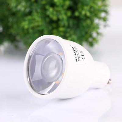 China Embeded RGBWW RGBW 5W MiLight Indoor LED Bulb GU10 110V 220V Dimmable Lamp Light 86-265V Spotlight + 2.4G RF LED Wireless Remote Control for sale