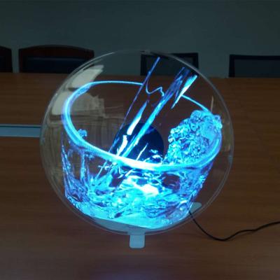 China Newest Indoor Ultra Thin 3D Hologram Desktop Display Fan Holographic Advertising Machine for sale