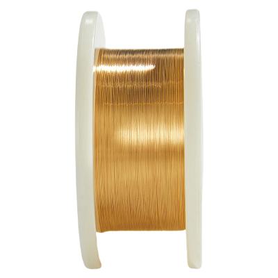 China High Temperature Resistance Gold Plated Tungsten Wire Stable Electrical Performance for sale