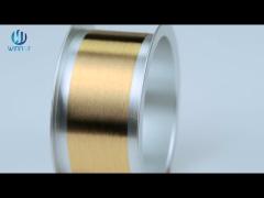 Gold-plated Tungsten Wire for High-performance Bonding of Semiconductor Components