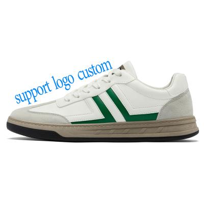 China Custom Fashion Trend Flat Sneakers Designs Sneakers For Men High Top Skateboard Breathable White Shoes for sale