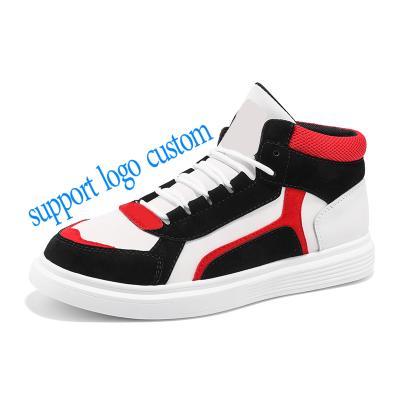 China New fashion trend custom men's casual shoes young men's sports skateboard shoes flat running shoes for sale