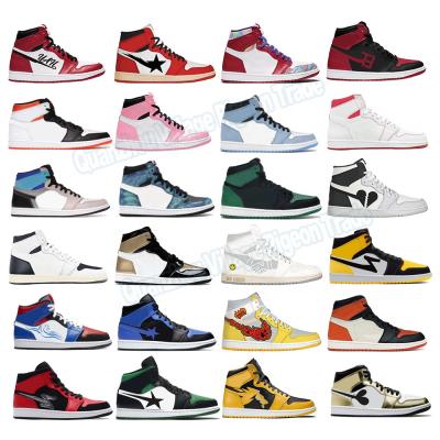 China Custom TPR Basketball Shoes Fashion Logo Hot Selling High Top Lace Up Sports Shoes For Men Basketball Shoes for sale