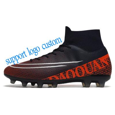 China Mens Rubber Sports High Ankle Soccer Boots Shoes Outdoor / Indoor Soccer Shoes Soccer Shoes Soccer Cleats for sale