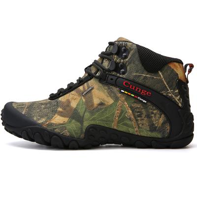 China CUNGE Outdoor Sport Rubber Men's Hike Shoes for Hiking Boots Mountain Camping Non-Slip Waterproof Hunting Boots for sale