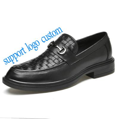 China Lightweight Custom Breathable Leather Shoes Male Flats Genuine Leather Casual Shoes Walking Men Shoe for sale