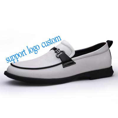 China 2021 Light Weight Men's Leather Shoes Custom Logo High Quality Office Men's Formal Shoes Leather Stylish Shoes Men's Shoes for sale