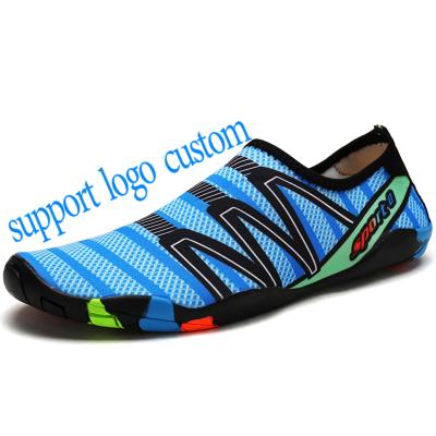 China 2021 Custom Rubber New Arrivals Black Water Skin Beach Unisex Aqua Shoes for sale