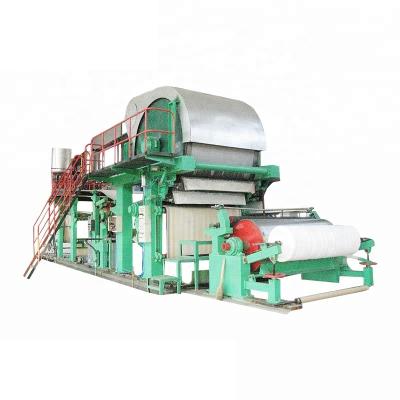 China Factory Small Tissue Toilet Rolling Paper Making Machine Recycle Paper Towel Facial Paper Machine Price for sale