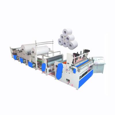 China Paper Industry Quality Assurance Rolling Paper Bathroom Toilet Paper Roll Making And Processing Machinery for sale