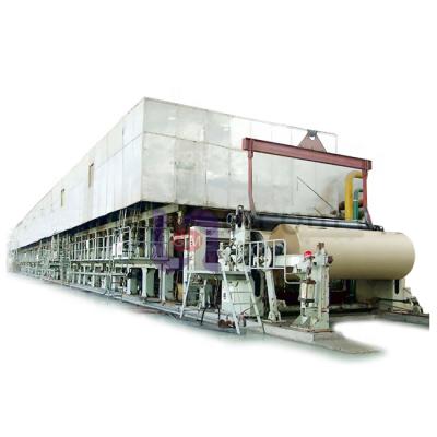 China Complete Paper Industry Waste Paper Box Recycling Kraft Paper Bowl Corrugated Paper Rolling Machine for sale