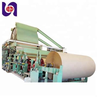 China Factory Waste Paper Recycling Machinery For Making Kraft Paper Bag / Kraft Paper Roll / Corrugated Cardboard for sale