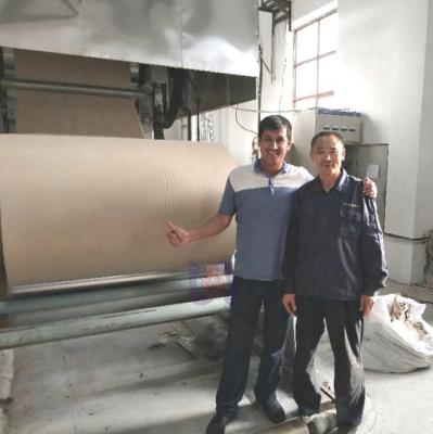 China Kraft Paper Making Industry 1092 Type Automatic Line Kraft Paper Machine Craft Paper Making Machine Fluting Paper Production Line for sale