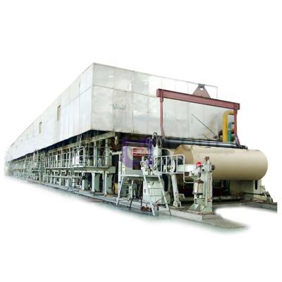 China Kraft Paper Making Industry High Speed ​​Type Kraft Paper Machine , Cardboard Lining Paper Fourdrinier Machine for sale