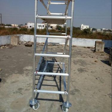 China EUROPEAN Dragonstage Scaffolding Aluminum Railing Portable Bunnings Aluminum Walk Boards Scaffolding for sale