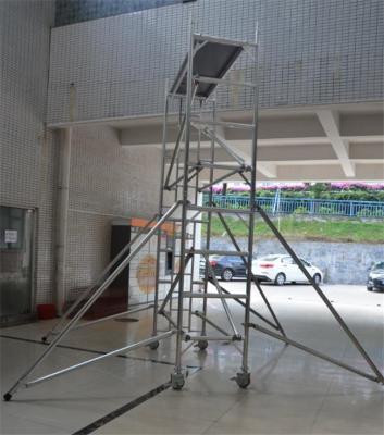 China EUROPEAN Dragonstage Aluminum Height Types Mobile Specifications Scaffolding for sale