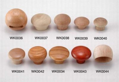 China Natural Upscale Pellet Wooden Knobs Handles For Drawer Movable Compact Design for sale