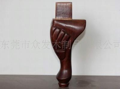 China Short Abnormity Wooden Furniture Legs For Couch Custom 90 X 80 X 240 mm for sale