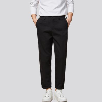 China Casual Anti-wrinkle Men's Pants Black Friday Sale Washed Slim Ripped Casual Trousers Pants Trousers for sale