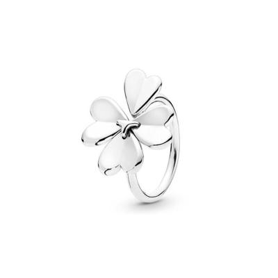 China Romantic High Quality CASSEROLE 925 Ring Woman Jewelry Sterling Silver Fine Daisy Ring For Girl Wedding Gift Vintage Ring Silver Jewelry for sale