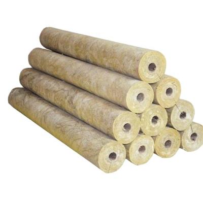 China Good price fire protection HUAZUN fire protection slag wool pipe insulation heat insulation slag wool flame retardant rock wool tube or pipe for sale