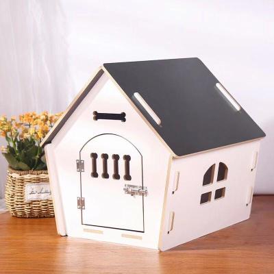 China Viable Hot Selling Amazon MDF Large Dog Play House Pet Indoor Outdoor for sale