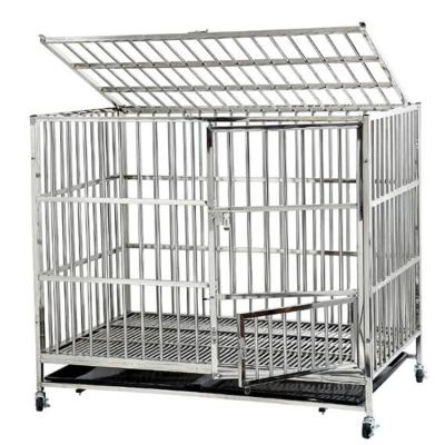 China 2020 Hot Sale Breathable Products 2020 Hot Selling Distinctive Single Stainless Steel Pet Cages Carrier Kennel for sale