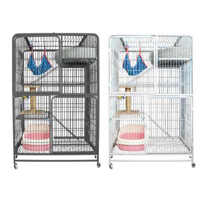 China Innovative Luxury Breathable Metal Cat Cage Breeding Cage Big Success Cheap Sale for sale