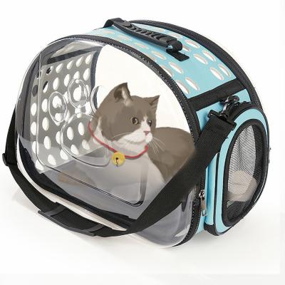 China Factory Made Portable Breathable Pet Backpack Travel Bag With Cats Carrier Cat Carriers Collapsible for sale