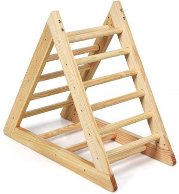 China Storing Accessories Wholesale Wooden Triangular Ladder Education Toys Kids Toys for sale