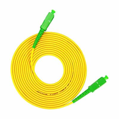 China Telecom Communication SC/APC-SC/APC3/5/10/20/40mThree Meters Fiber Optic Single Core Jumper3.0 Single Mode Pigtail for sale