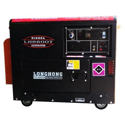 China Sound Proof 7KW 10kva Dynamo Generators Portable And 7KW Mobile Diesel Generators for sale