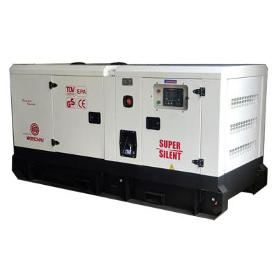 China low noise weichai diesel generator export standards portable 100KW 125KVA mute 125KVA for sale