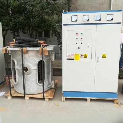 China Metal Smelting 1 Ton Electric Industrial Aluminum Scrap Melting Induction Melting Furnace for sale