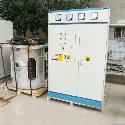 China Stainless Steel Factory Price SCR Based Induction 500kg Melting Medium Frequency Melting Furnace for sale