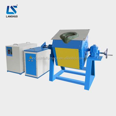 China 45kw Metal Electric Cast Iron Aluminum Steel Copper Copper Gold etc. scrap induction aluminum melting furnace for sale