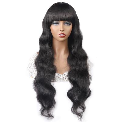 China Mechanism Headgear Body Wave With Bangs Hd Closure Body Wave Lace Up Handwoven Lace Front Headgear Hair Wig Chinese Human Hair Wig Small Size for sale