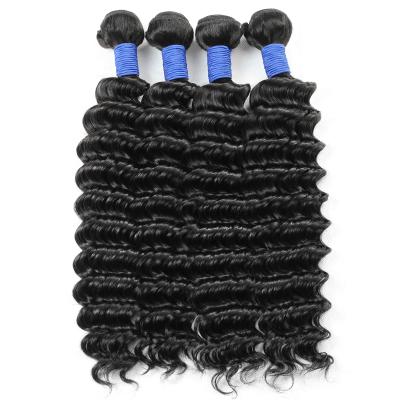 China New Fashion Human Hair Supplier 100% Real Deep Wave Brazilian Virgin Hair Natural Deep Wave Ladies Hair Bundle for sale