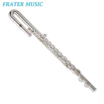 China High Grade G Tone Silver Plated Silver Plated Body And Hand Work Cupronickel Curved Common Alto Flute (JFL-480) Head for sale