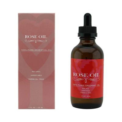 China Private Label 100% Pure Rose Oil For Aromatherapy Moisturizer Moisturizer, Skincare, Hair, and Diffuser for sale