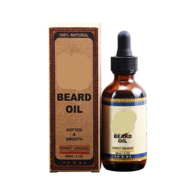 China Beard Moisturizing Beard Oil Organic Private Label Beard Oil Soften Hair Growth Nourishing For Men Pure Essential Oil for sale