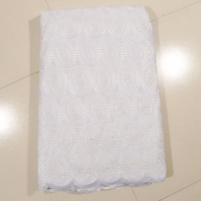 China White Organza Lace Fabric , Evening Dresses for sale