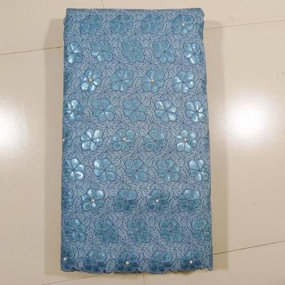 China Bridal Net Handcut Lace , Sky Blue 4 - 5kgs Weight for sale