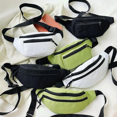 China 2022 Autumn New Ladies Fabric Fanny Pack Waist Bag Fashion Durable Nylon Waist Bag for sale