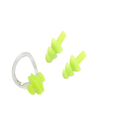 China High Quality Waterproof Swimming Ear Plug With Soft Swim Nose Clip Set For Wholesale for sale