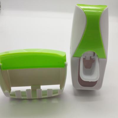 China Hotel Bathroom Restaurant Automatic Toothpaste Dispenser Toothbrush Holder Squeezer Bathroom Set In Bathroom Product for sale