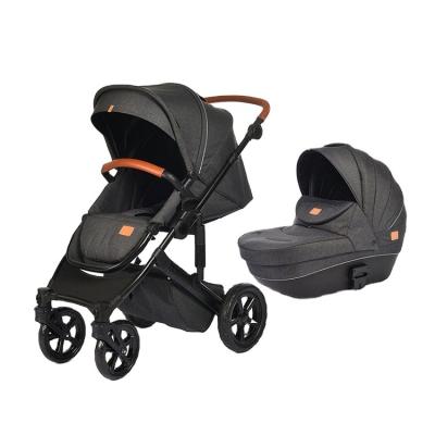 China 2 of 1 Baby Pram EN1888 European Fashion 2 in 1 Pram with High Seat Landscape Gear Baby Strollers and Strollers for sale